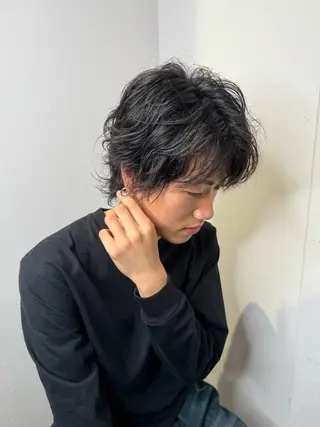 カラー パーマ メンズ 伊藤 咲希のヘアスタイル