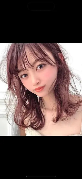 ミディアム カラー 韓国ヘア🇰🇷🎀 YURIAのヘアスタイル