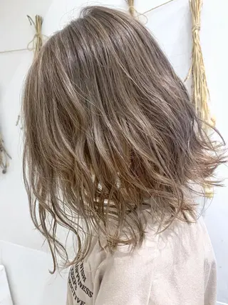 ミディアム カラー ヘアセット/メンズ パーマChihoのヘアスタイル