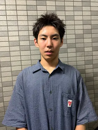 ショート パーマ メンズ 💈メンズ短髪特化 ✂︎伊藤大輝💈のヘアスタイル