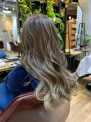 ロング カラー 安達 俊亮のヘアスタイル