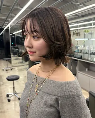 ショート フジイ トワのヘアスタイル