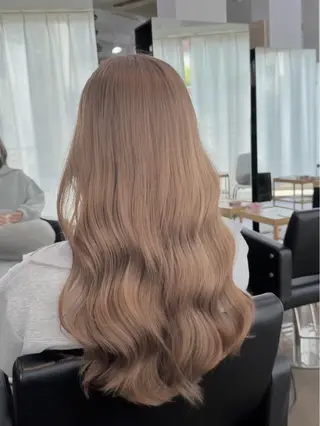 ロング カラー まほ/ カラーモデル募集中のヘアスタイル