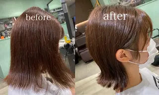 ミディアム equal銀座 黒田💚のヘアスタイル