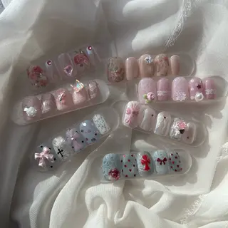 ネイル パラあり！フィルイン 美フォルムのネイルデザイン