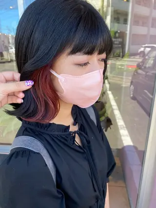 ショート カラー 似合わせレイヤー/ Wカラー🧸こころのヘアスタイル