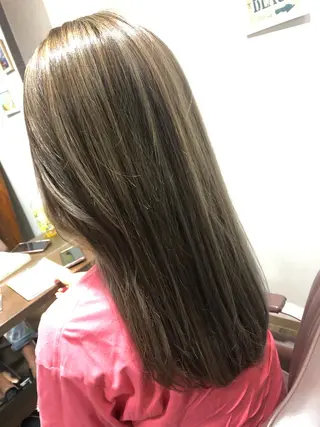 ロング カラー pep natsumiのヘアスタイル