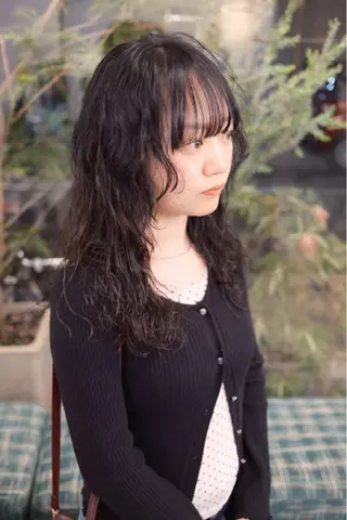 ロング パーマ 【お洒落パーマ】 Elme　肥塚康汰郎のヘアスタイル