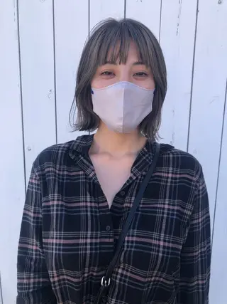 ミディアム デザインカット🎨 ボブ🫟おざきのヘアスタイル