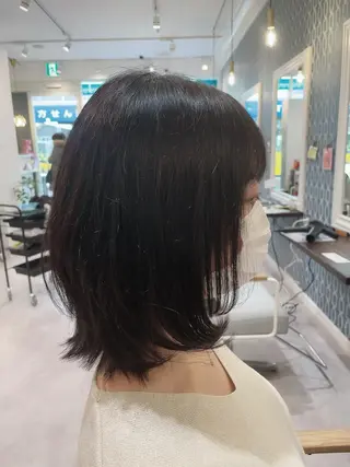 ミディアム 断られる髪に答えを ♣️井上秀樹♠️のヘアスタイル