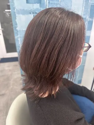 ミディアム カラー Noyヨシモト ヒロトのヘアスタイル