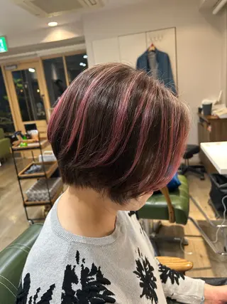 ショート カラー ヒロタ ハルヒ🦁のヘアスタイル
