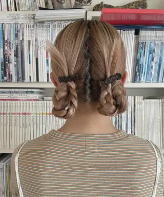 ミディアム カラー ヘアアレンジ ⚪️ISHIZUKA AOI⚪️のヘアスタイル