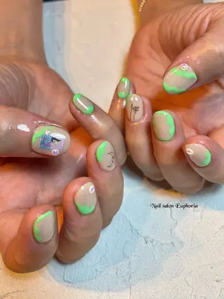 ネイル Nail salon Euphoriaのネイルデザイン