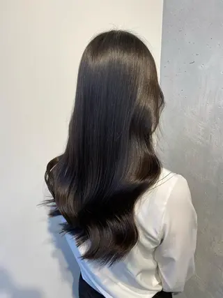 ロング 【艶髪×韓国風】 毛流れ職人 RYOのヘアスタイル