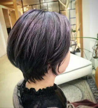 ショート カラー 平田 健一のヘアスタイル