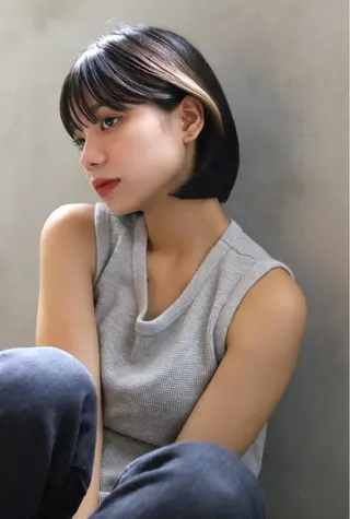 ショート カラー marfe天王寺 髪質改善/メンズのヘアスタイル