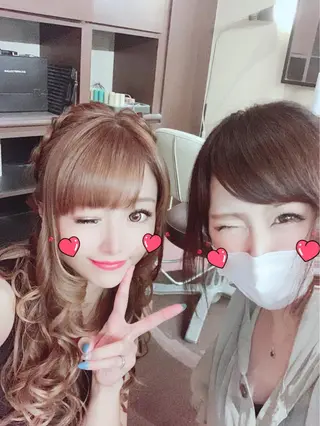 ロング ヘアアレンジ セット&メイク RICK trickのヘアスタイル