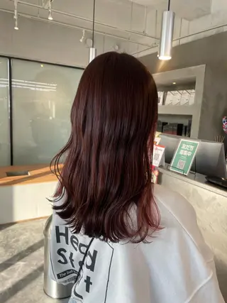 カラー ハイトーンカラー🩵 指名多数💗横山聖奈のヘアスタイル