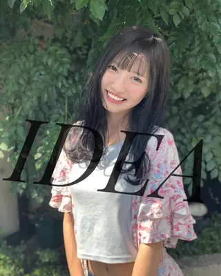 ロング カラー 韓国レイヤーカット 🧸ベージュカラーのヘアスタイル