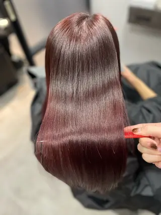 セミロング カラー 山田彼門❄️美髪矯正 /ハーツエキスパートのヘアスタイル