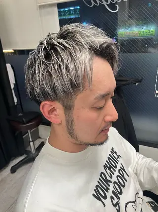 カラー メンズ メンズ特化/パーマ/ フェードWATARUのヘアスタイル