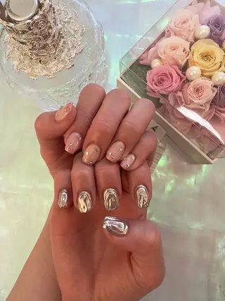 ネイル CREVIO小美玉店 店長RIRIのネイルデザイン