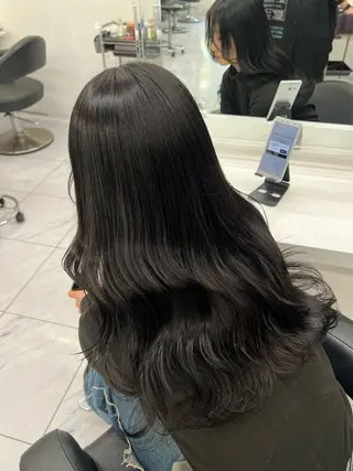 ロング カラー ヘアアレンジ 巻きラク♡レイヤー 🦢こころのヘアスタイル