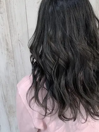 ロング カラー 心斎橋韓国ボブ 好原良真のヘアスタイル