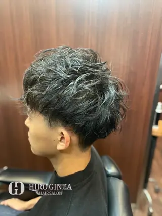ショート パーマ 【パーマ指名No1】 浅野空人のヘアスタイル