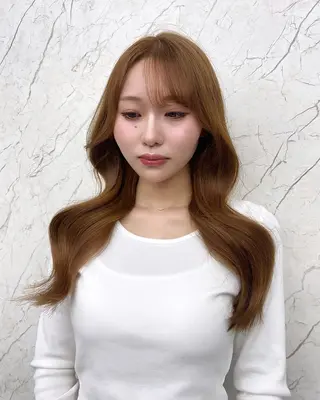 ロング カラー 🖤韓国･網紅 KOYUKI🖤のヘアスタイル