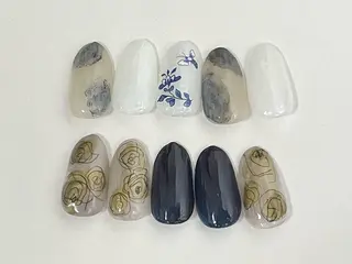 ネイル ショートネイル専門店 フェルンヴェー代々木のネイルデザイン
