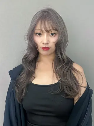 ロング カラー sion ✰デザインカラーのヘアスタイル