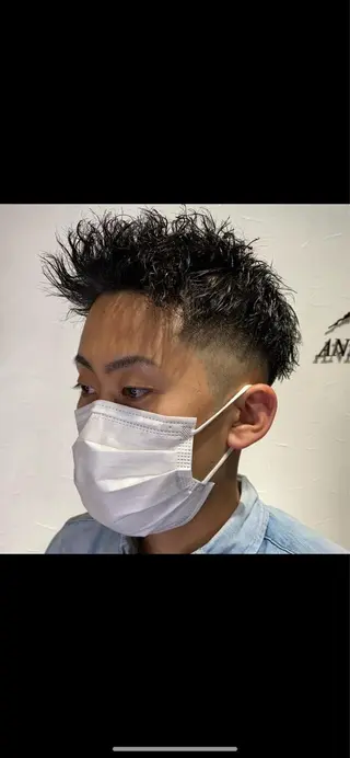 ショート パーマ ✨デザインカラー✨ ✂️kouki✂️のヘアスタイル