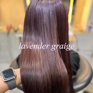 セミロング カラー 韓国レイヤー/髪質 改善🎀ちなみのヘアスタイル