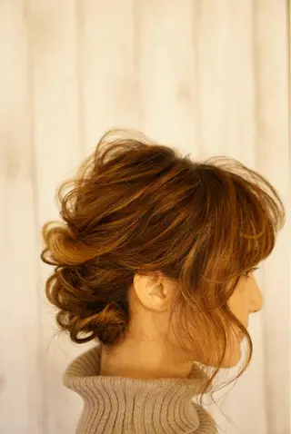 ショート カラー ヘアアレンジ hair make  Lucciのヘアスタイル