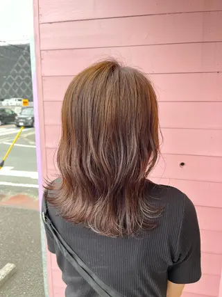 ミディアム ☁️彦坂唯有/ 透明感カラー☁️のヘアスタイル