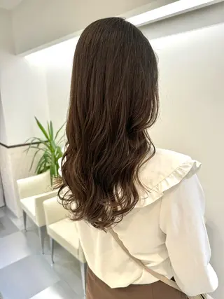 ロング パーマ デジタルパーマ 🌀ボブ　萩原　龍のヘアスタイル