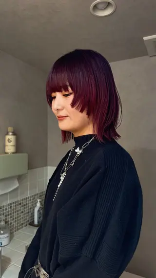 ミディアム カラー Seeknext // Rukaのヘアスタイル