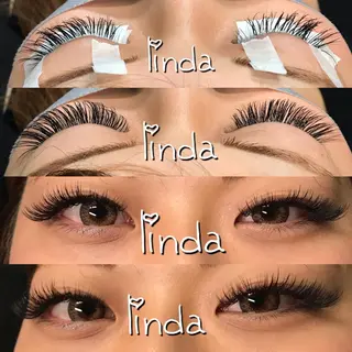 マツエク・マツパ linda lashesのマツエク・マツパデザイン