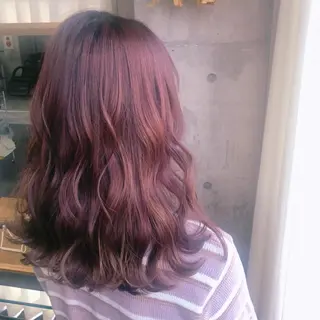 ミディアム カラー 髪質改善💓艶髪💓 暖色💗加藤あゆみのヘアスタイル