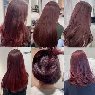 ロング カラー 艶ハイトーン‪‪🔆 ️️️安座間 希のヘアスタイル