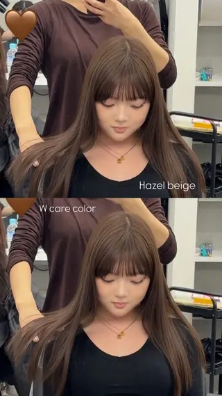 ロング ブリーチなし透明感 🪄aoi🤎のヘアスタイル