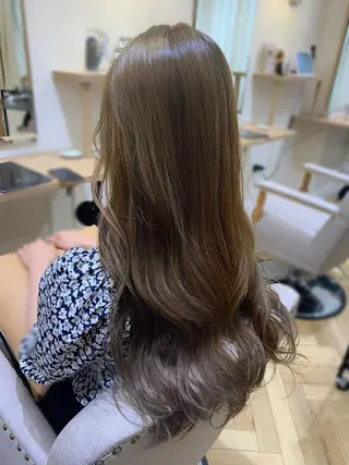 セミロング 大人韓国ヘア🎀 しょうこLuanaのヘアスタイル