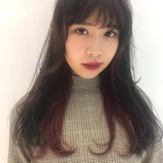 ロング カラー レイヤー/ブリーチ HIKARU ♡のヘアスタイル