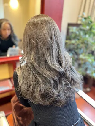 ロング カラー 髪質改善/縮毛矯正 seiyaのヘアスタイル
