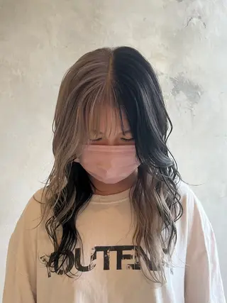 セミロング SALOWIN熊本 yuseiのヘアスタイル