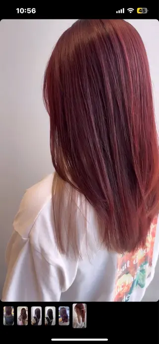 ロング カラー うる艶カラー asukaのヘアスタイル