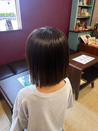 キッズ 白阪 真子のヘアスタイル