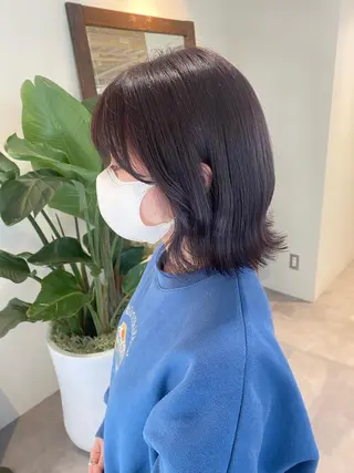 ミディアム カラー 当日予約大歓迎💗 依田瑞希のヘアスタイル